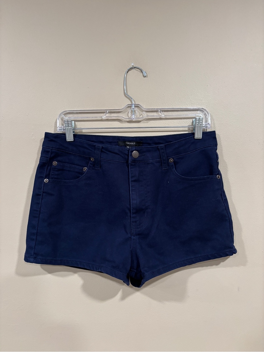Forever 21 Women's Blue Shorts Pockets Size 30
